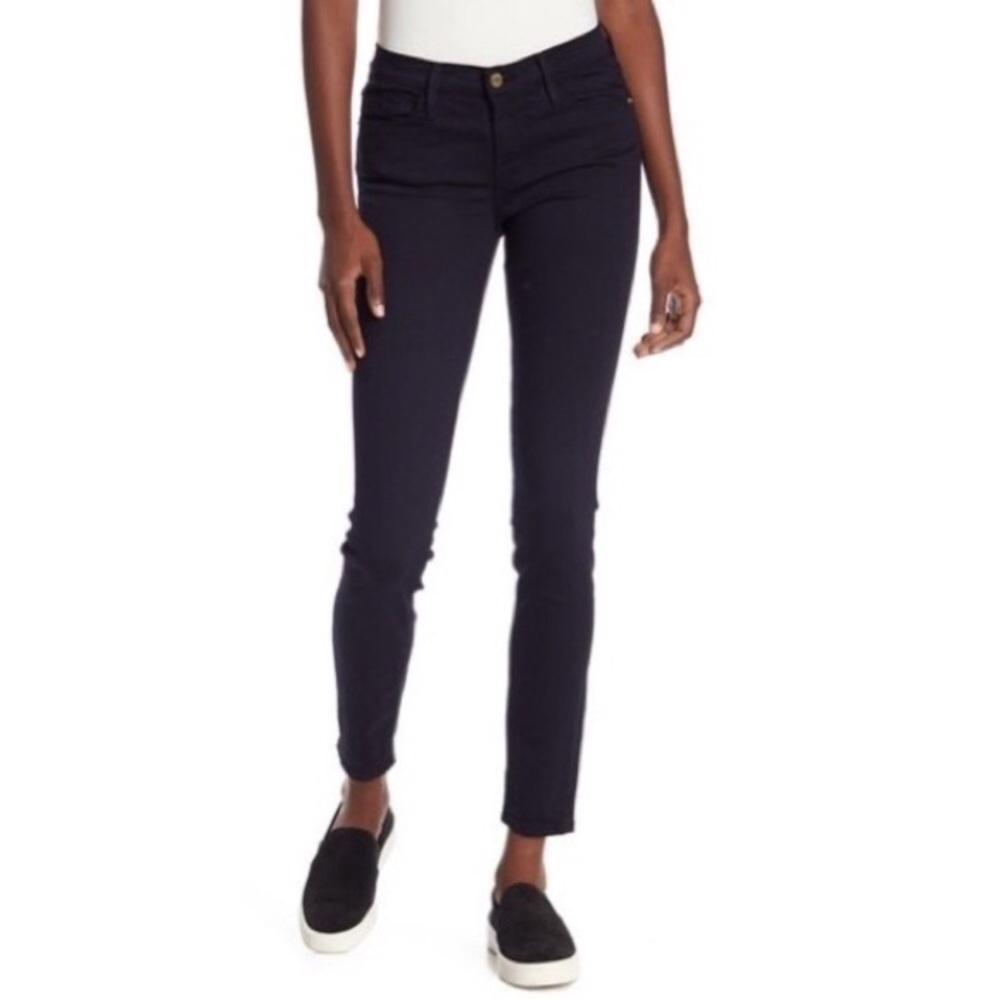 Frame Denim Le Skinny de Jeanne Deep Blue Dive Sz 25 Excellent condition!